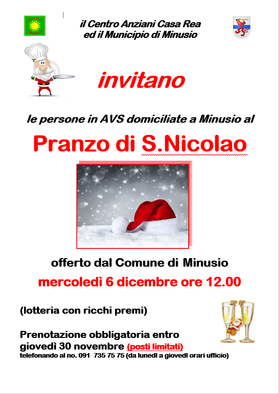 Invito pranzo San Nicolao